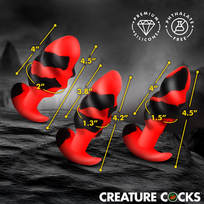 Dragon Trainer Silicone Butt Plug Set