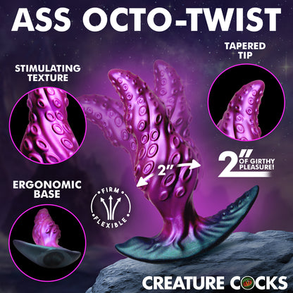 fantasy tentacle anal plug gay men 2 inch girth sucker texture extended wear