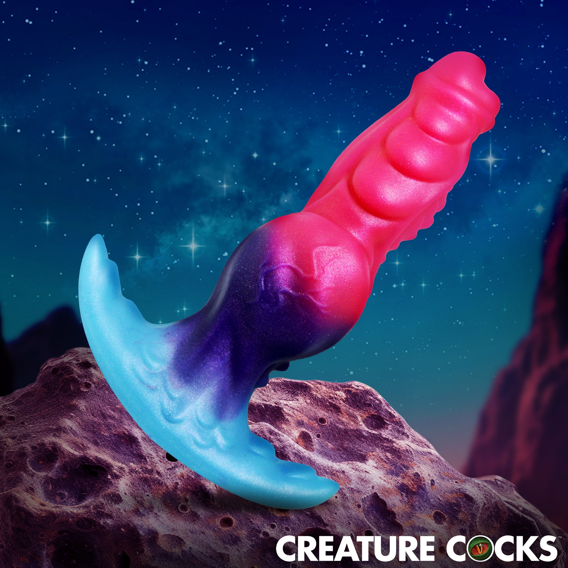 Creature Cocks Cosmo Hound butt plug gay men 2 girth wolf texture extended
wear