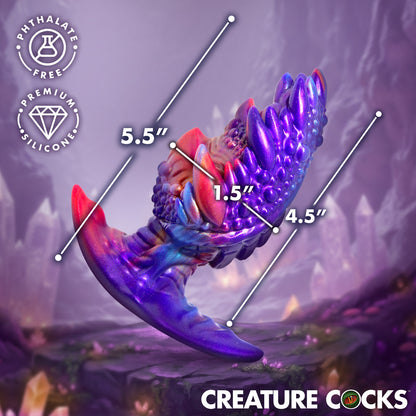  VOLKRON fantasy butt plug for men showing 2.6 inch hole-stretching widest
insertable diameter