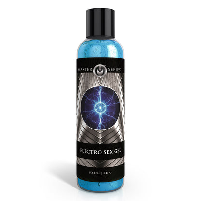 8.5 ounce Master Series Electrosex Gel for long-lasting men's electrostimulation sessions 