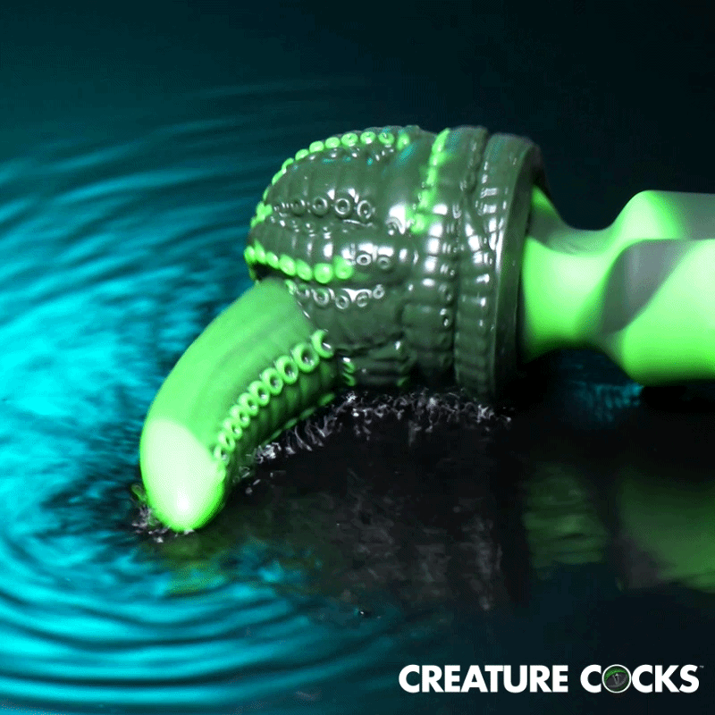 Octo Wand Silicone Vibrating Wand + Attachment