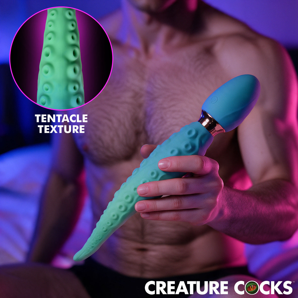Deep Squirmer Squirming Silicone Vibrator