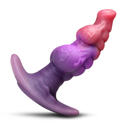 best dragon fantasy P-spot silicone butt plug for gay kingdom play Dragon Master coral