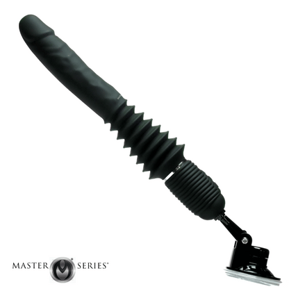 The Ultimate Power Pounder | Vibrating & Thrusting Silicone Dildo w/ Remote