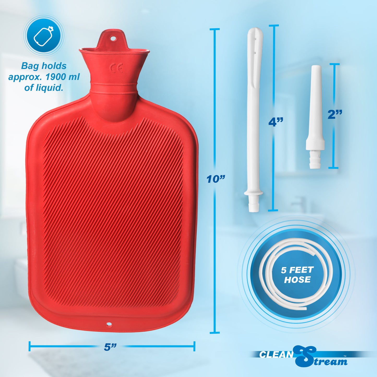 CleanStream Water Bottle Enema Kit