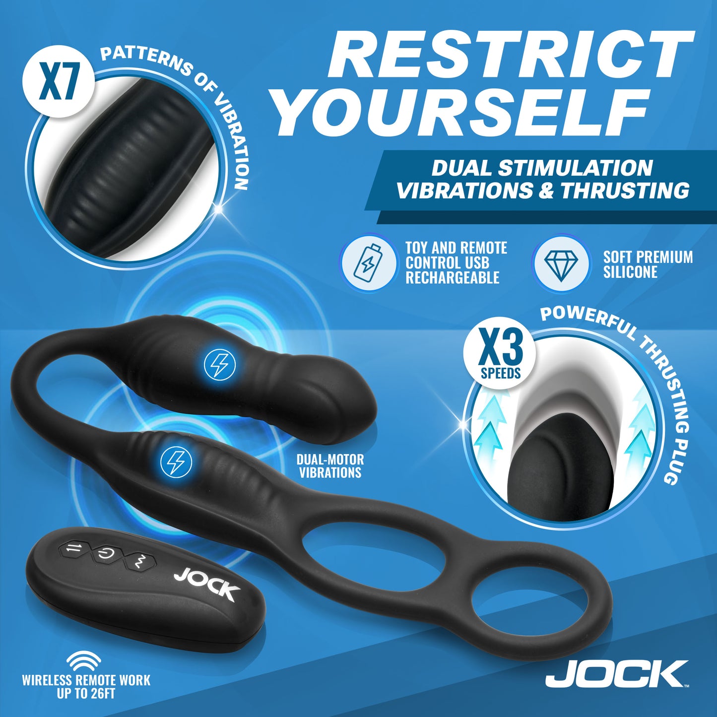 Enhancers Hyper Thrusting & Vibrating Anal Plug with Cock Ring Boyzshop Enhancers Hyper Thrusting & Vibrating Anal Plug with Cock Ring Boyzshop