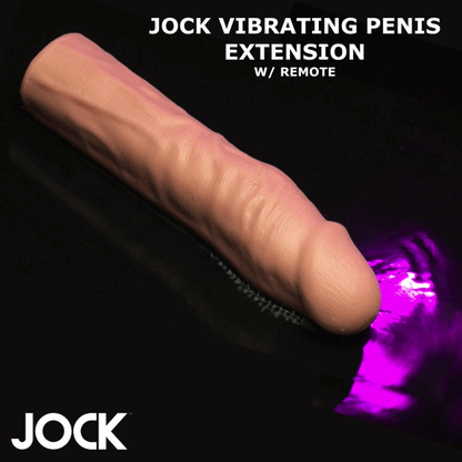 Enhancers Vibrating 1.5" Realistic Penis Extension