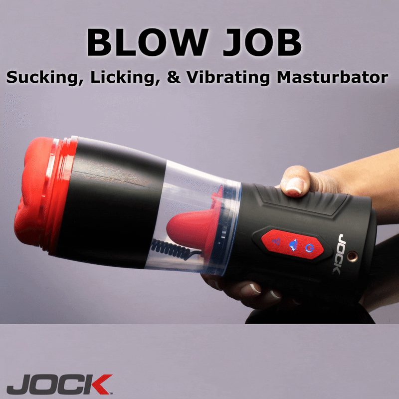 Blow Job Sucking, Licking, & Vibrating Masturbator