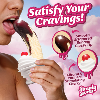 Chocolate Dipped Banana Split Premium Silicone Dildo