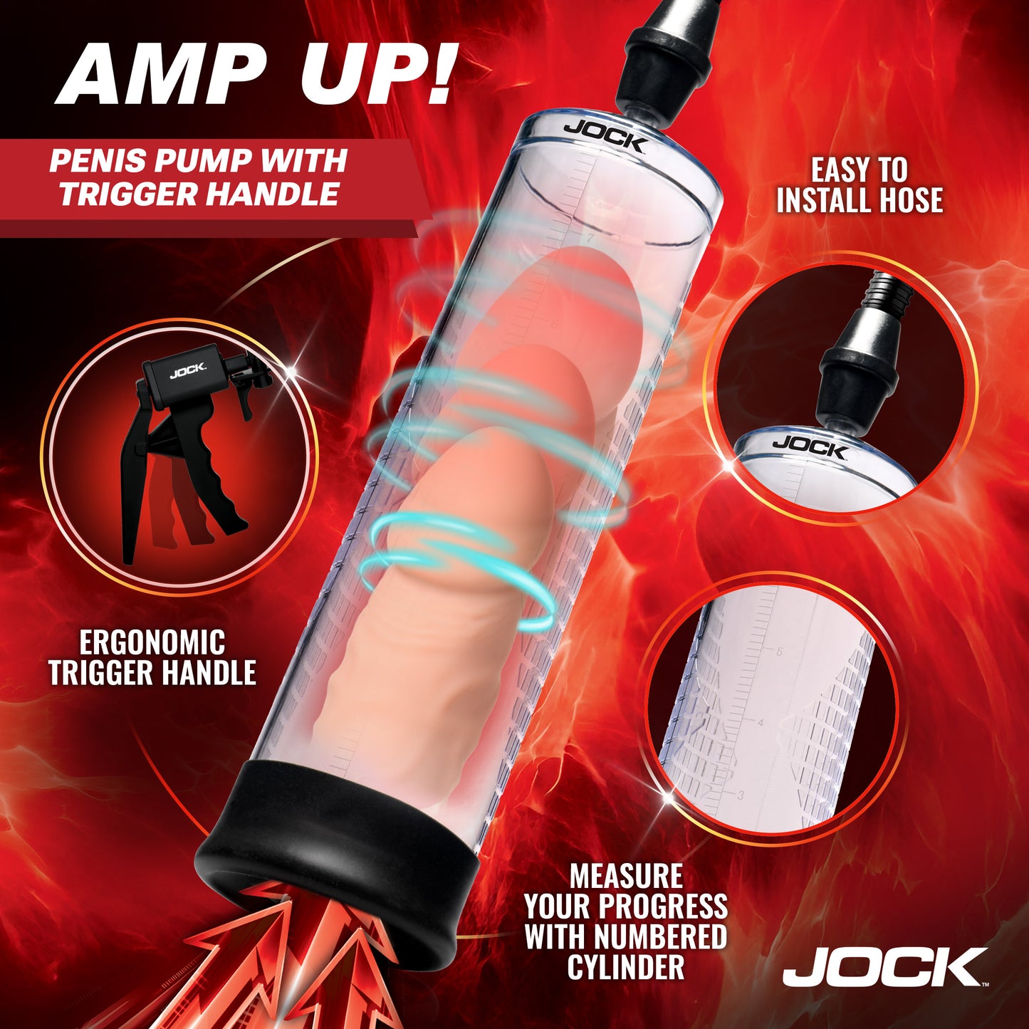Amp Up Penis Pump with Trigger Handle