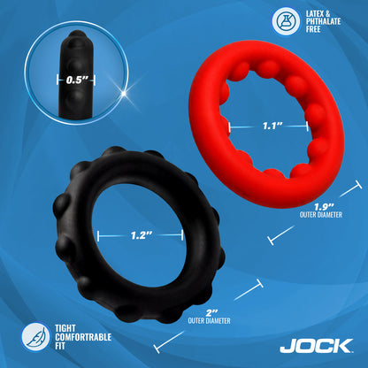Weighted Silicone C-Ring Set