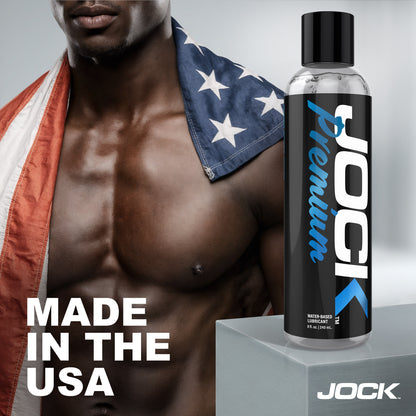 Jock Premium lube 240mL water-based paraben-free natural feel gay anal play lube