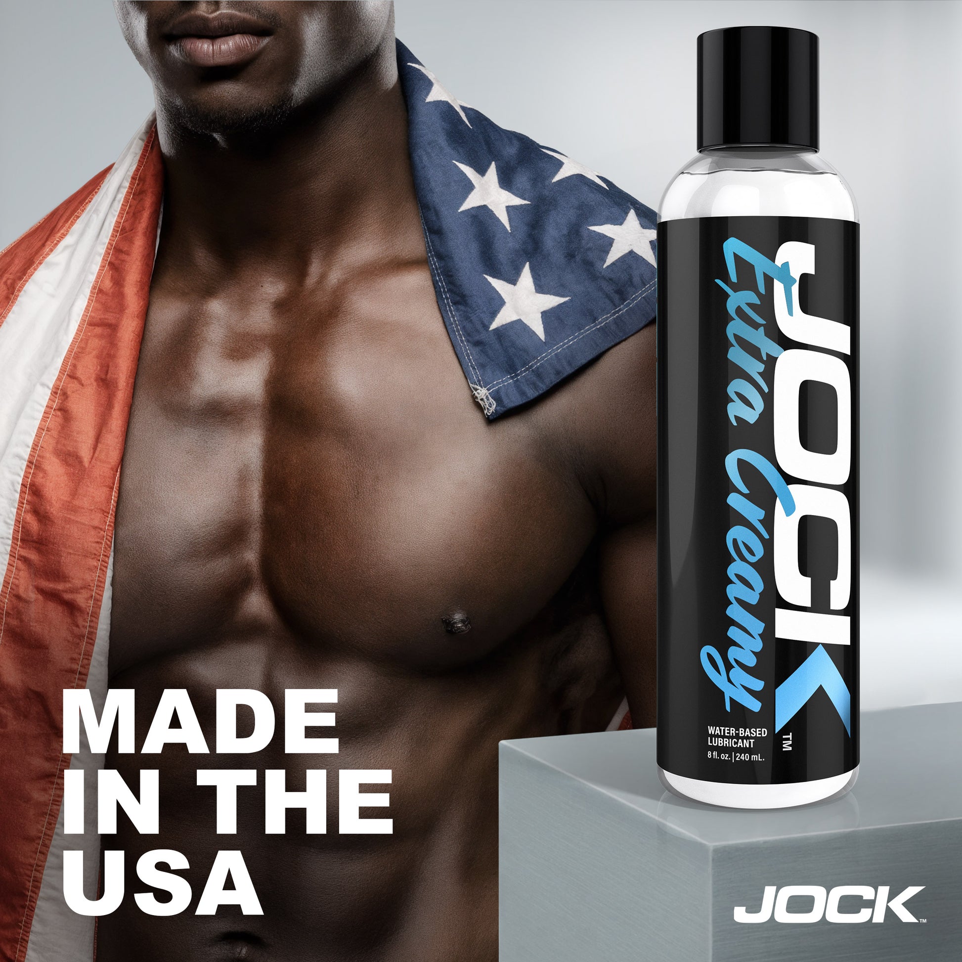 Jock Extra Creamy lube 240mL white jizz texture realistic feel gay anal play lube