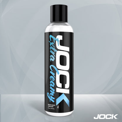 Jock Extra Creamy white water-based lube 8oz gay men anal jizz texture toy safe