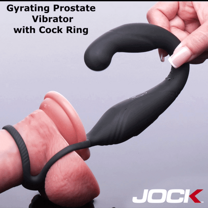 Gyrating Prostate Vibrator with C-Ring
