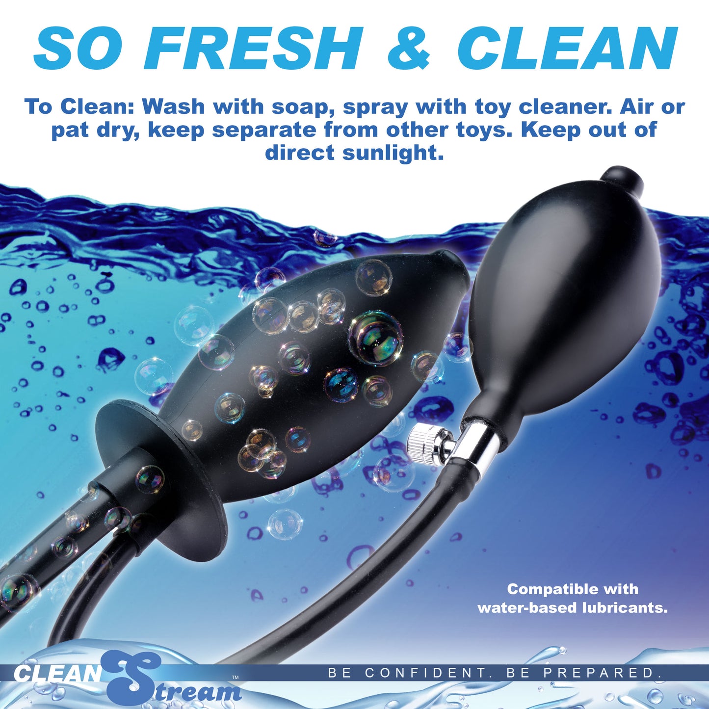 CleanStream Inflatable Enema Plug