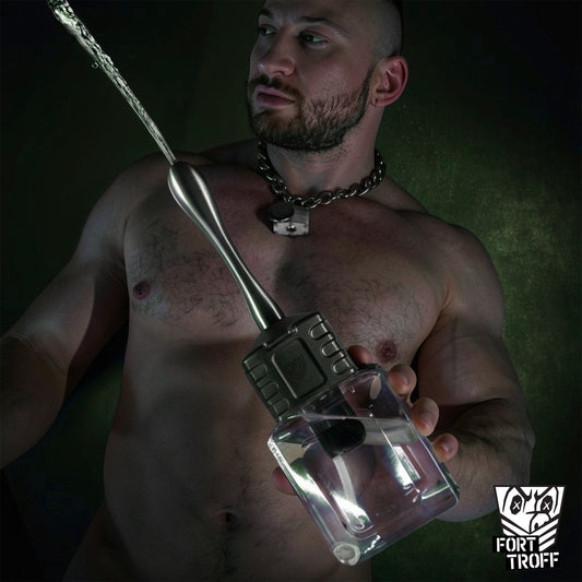 Fort Troff Depth Charge One-Touch Anal Douche, Electric Douche for Men. Press once and get your hole party-ready fast