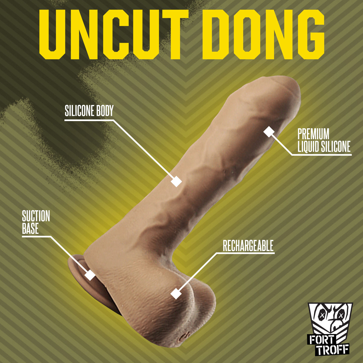 Uncut Thruster Hands-Free Thrusting Dildo
