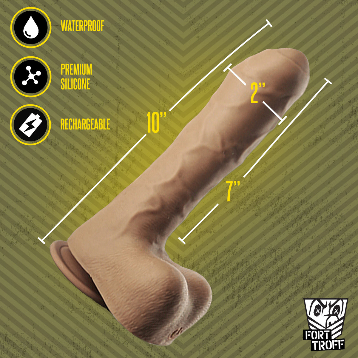 Uncut Thruster Hands-Free Thrusting Dildo