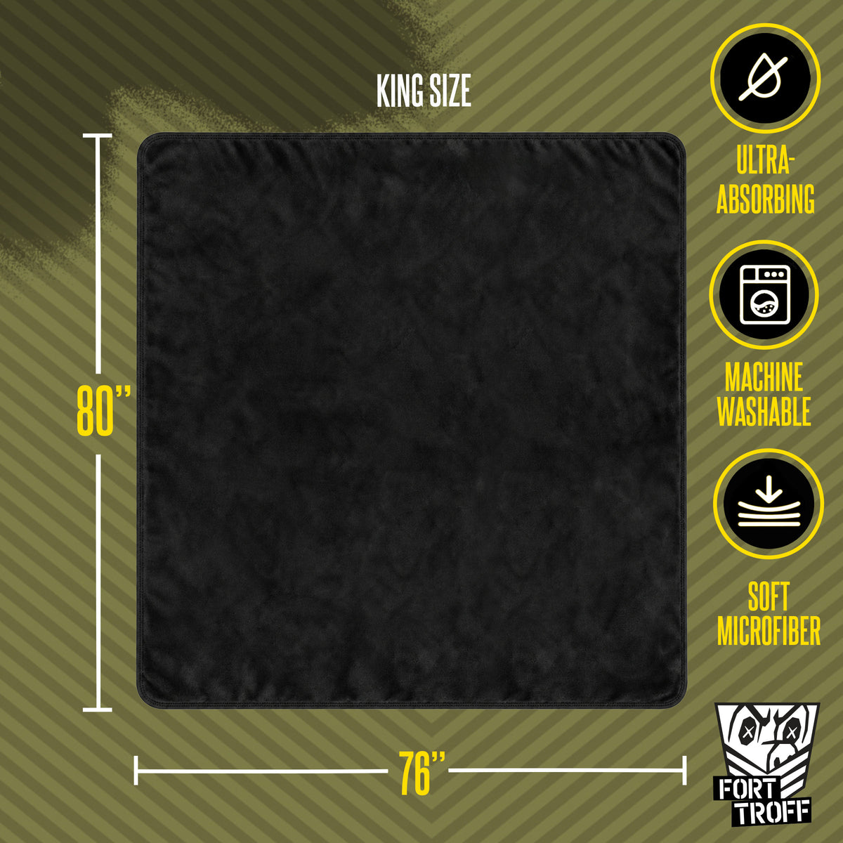 Velvet Guard Waterproof Play Sheet King, Sex Blanket