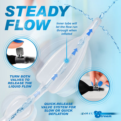 The CleanStream Double Balloon Enema Nozzle