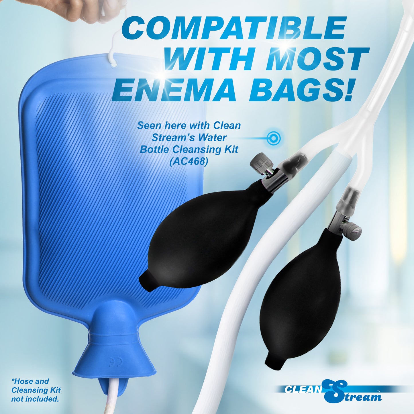 The CleanStream Double Balloon Enema Nozzle
