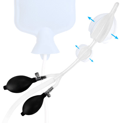 The CleanStream Double Balloon Enema Nozzle