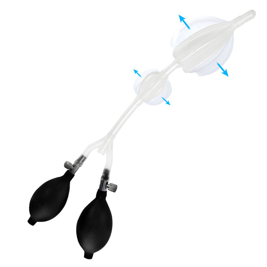 The CleanStream Double Balloon Enema Nozzle