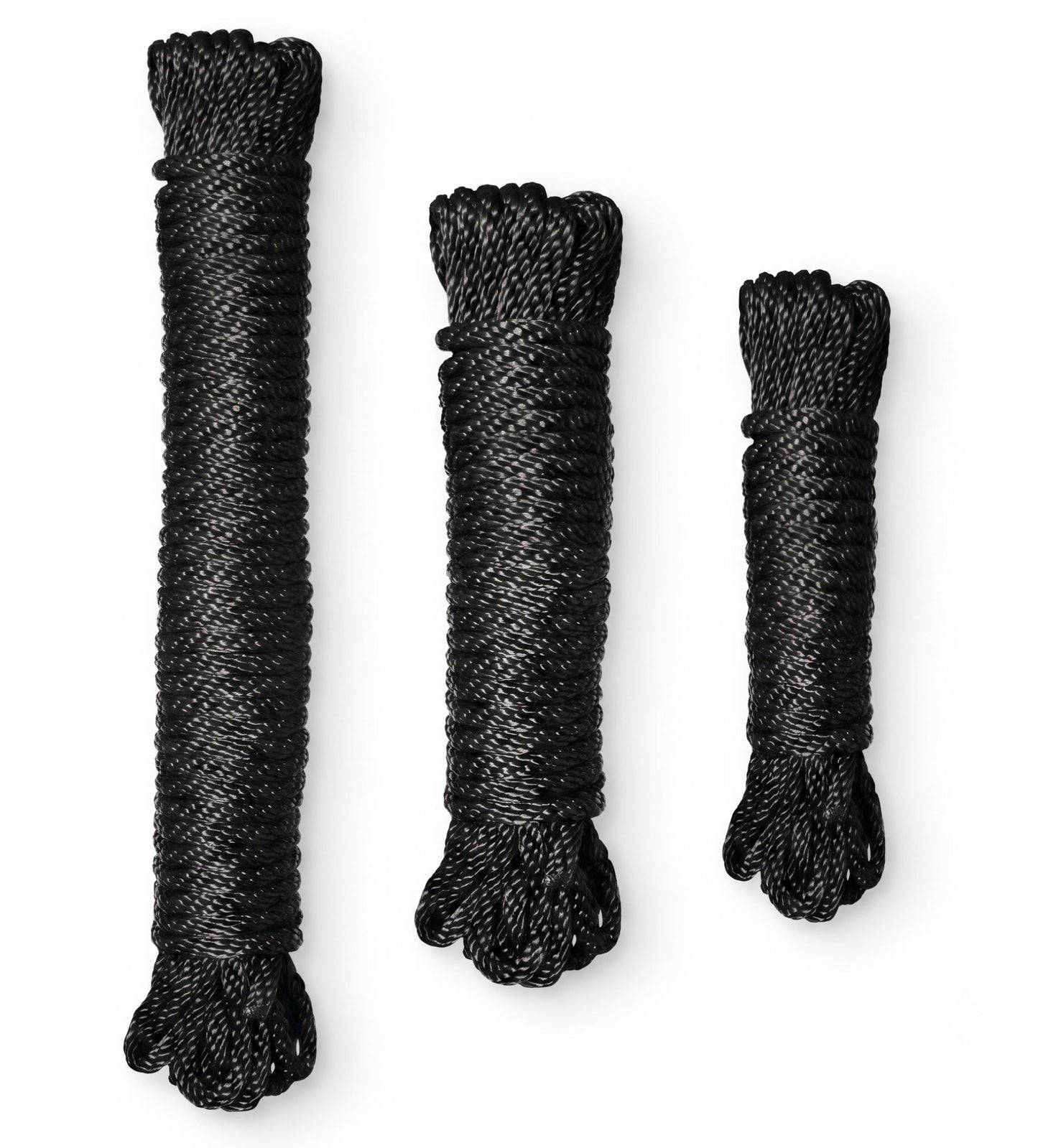 Premium Black Nylon Bondage Rope