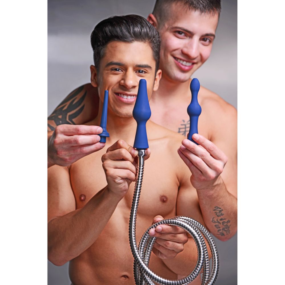 CleanStream 3pc Silicone Enema Attachment Set