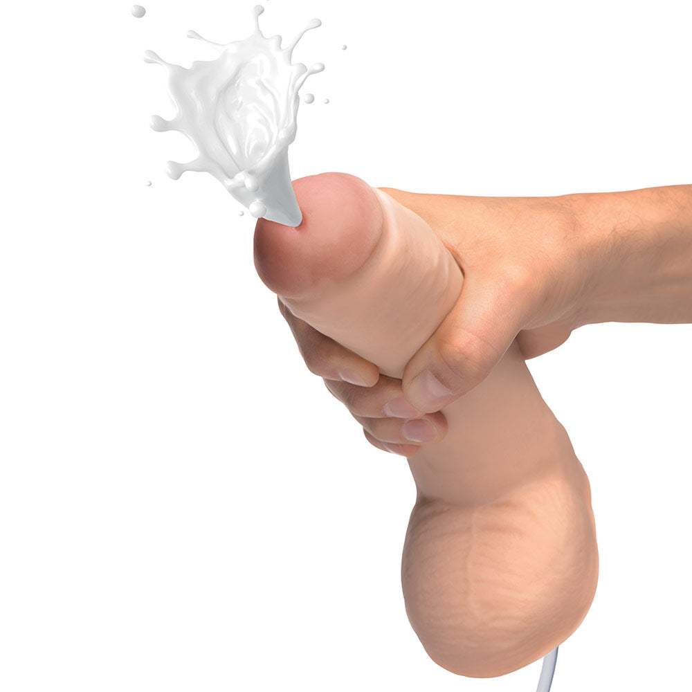 10 Inch Realistic Dual Density Squirting Dildo