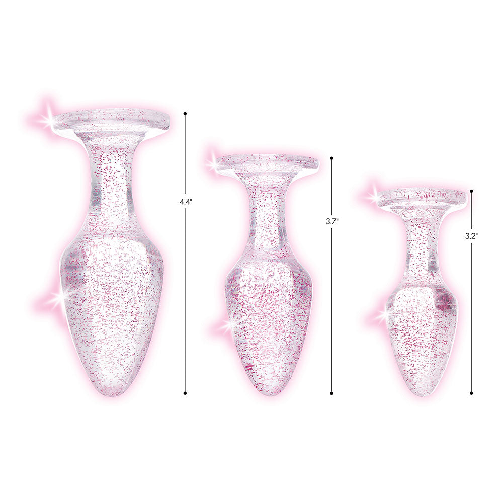 Glitter Gem Anal Plug Set
