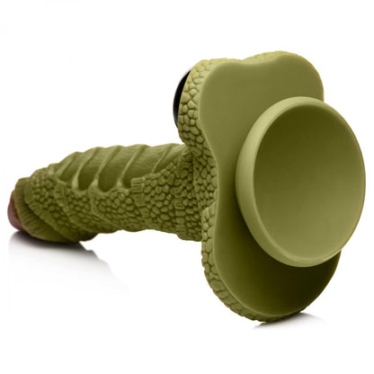 Swamp Monster Green Scaly Silicone Dildo