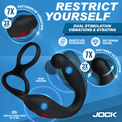 Prostate milking plug on the AXIS vibrator