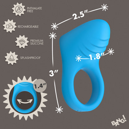Size guide for the Bang! Vibrating Silicone C-Ring