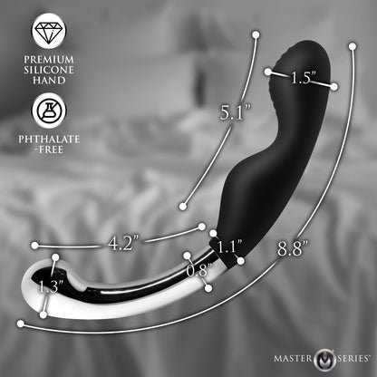 Size chart for the Dual Desire double-ended dildo