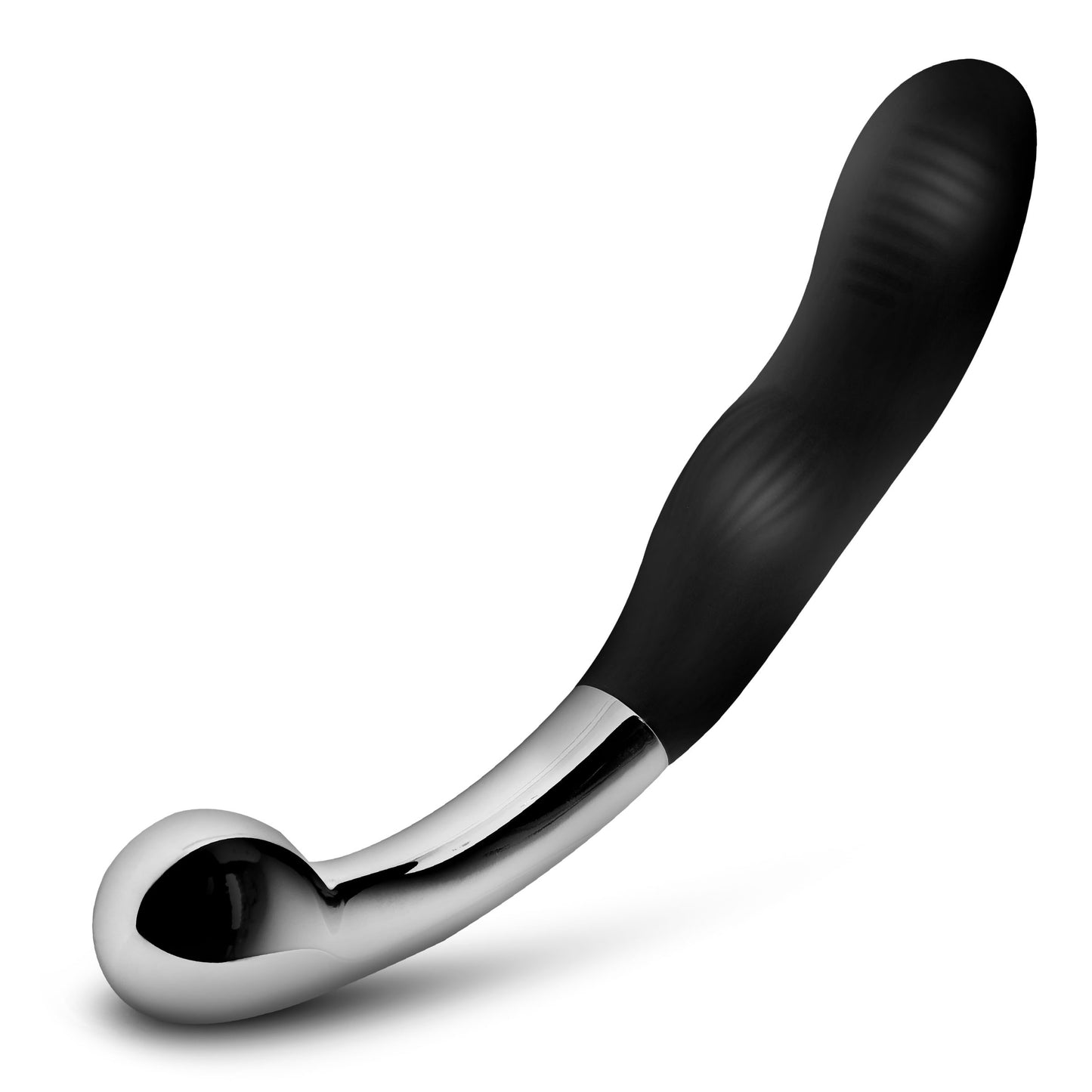 Heavy metal weighted end of the Dual Desire dildo