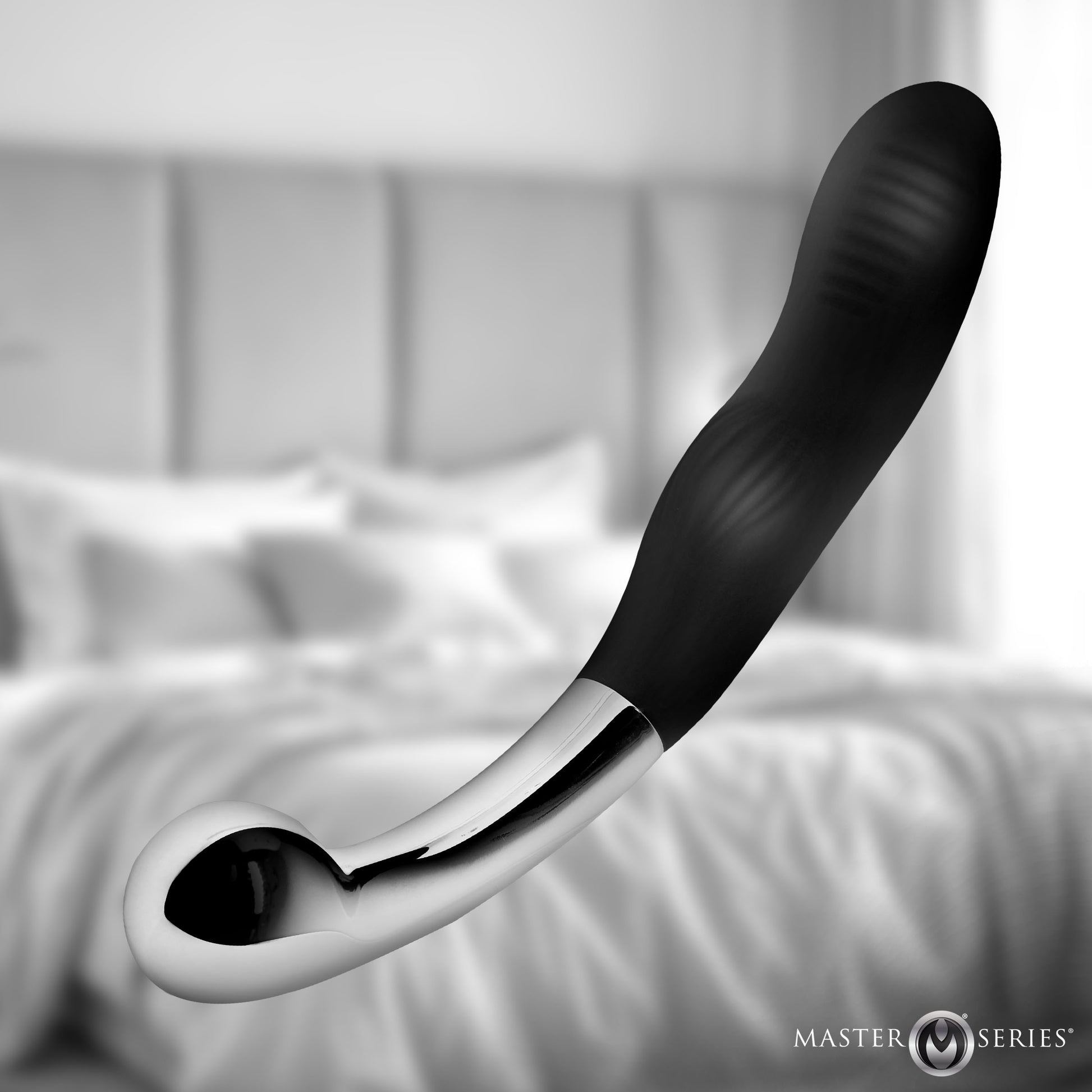 Dual Desire double-ended silicone and metal dildo for gay men