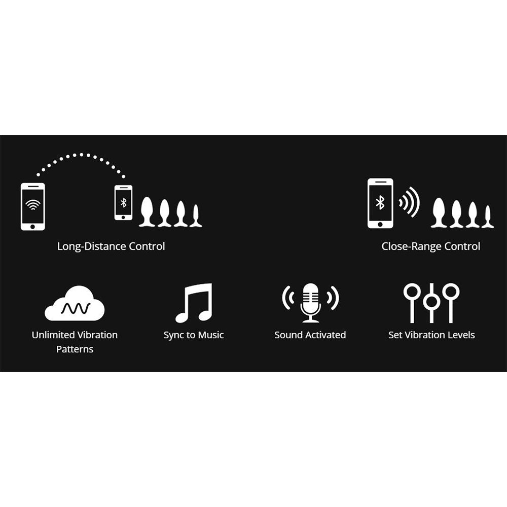 Lovense Hush 2 Medium Bluetooth Vibrating Butt Plug