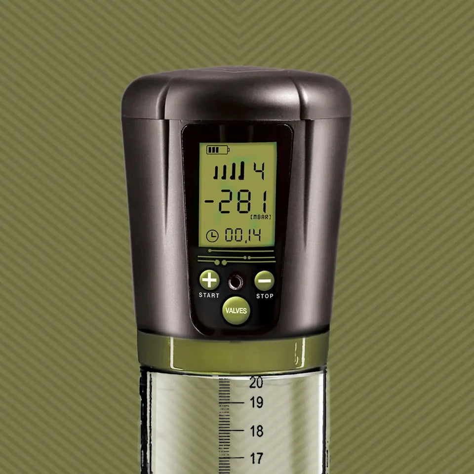 Digital penis pump with LCD pressure display, product photo 5. Fort Troff.