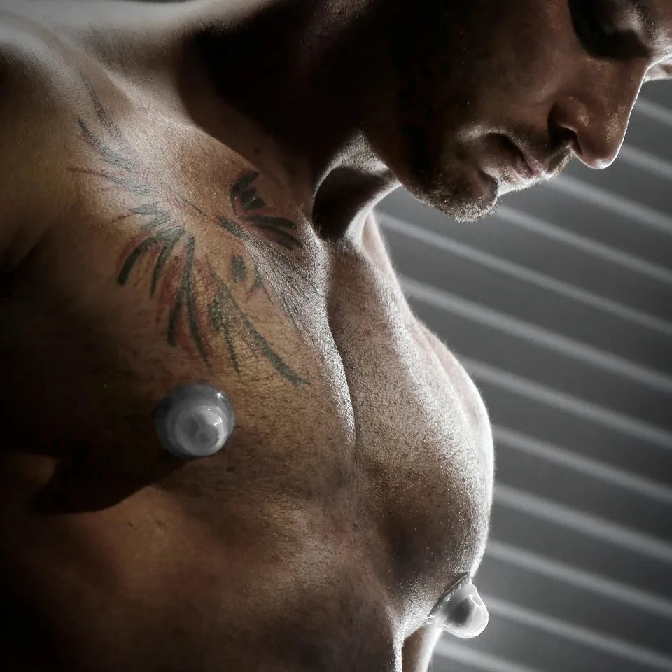 Large silicone nipple sucker opening detail. Fort Troff.