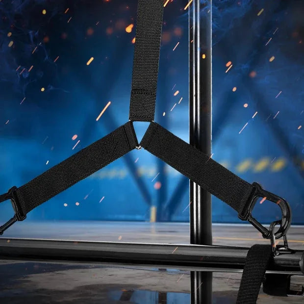 Mesh sex sling hammock, factory-direct heavy duty build, product photo 9. Fort Troff.