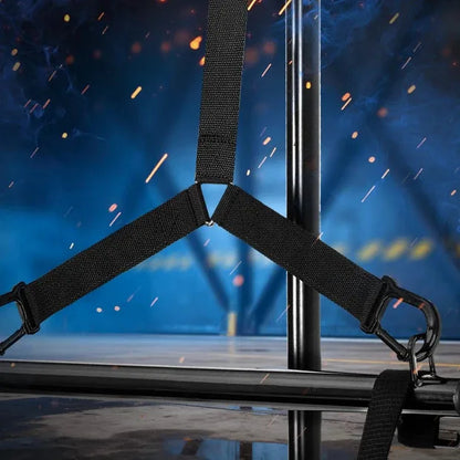 Mesh sex sling hammock, factory-direct heavy duty build, product photo 9. Fort Troff.