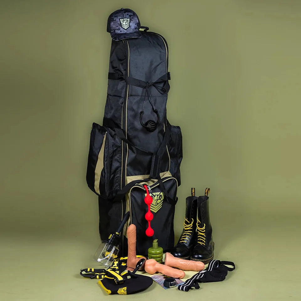 Rolling travel bag for sex sling frames, airport friendly, product photo 2. Fort Troff.