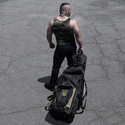 Rolling travel bag for sex sling frames, airport friendly, product photo 7. Fort Troff.