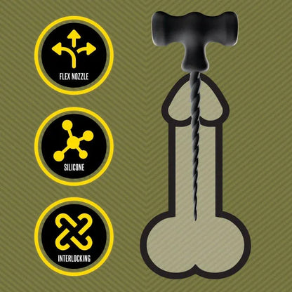 Urethral sounding hammer set with interchangeable attachments, product photo 2. Fort Troff.