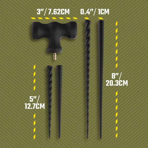 Urethral sounding hammer set with interchangeable attachments, product photo 5. Fort Troff.