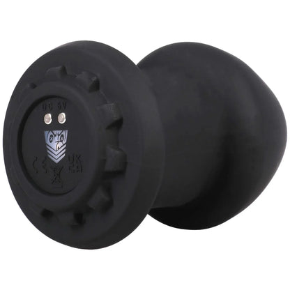 Robo Rimmer plug base close-up with charging pins and rotating bead gear, Fort Troff