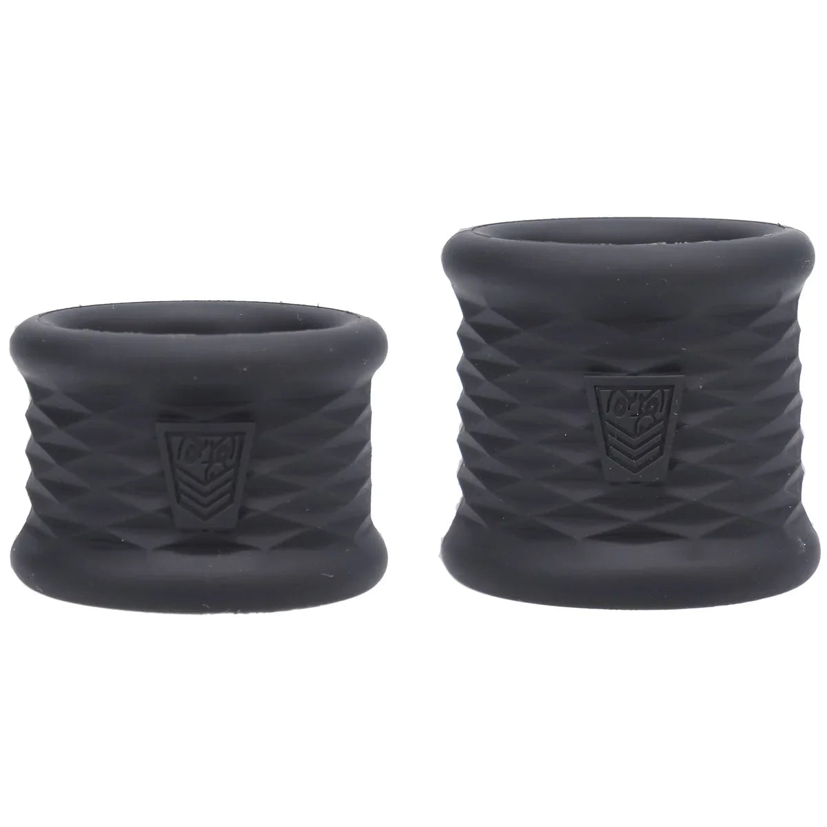 Stretch Flex Trainers silicone ball stretcher pair shown upright and angled, Fort Troff